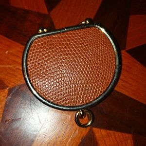 Neiman Marcus leather coin purse